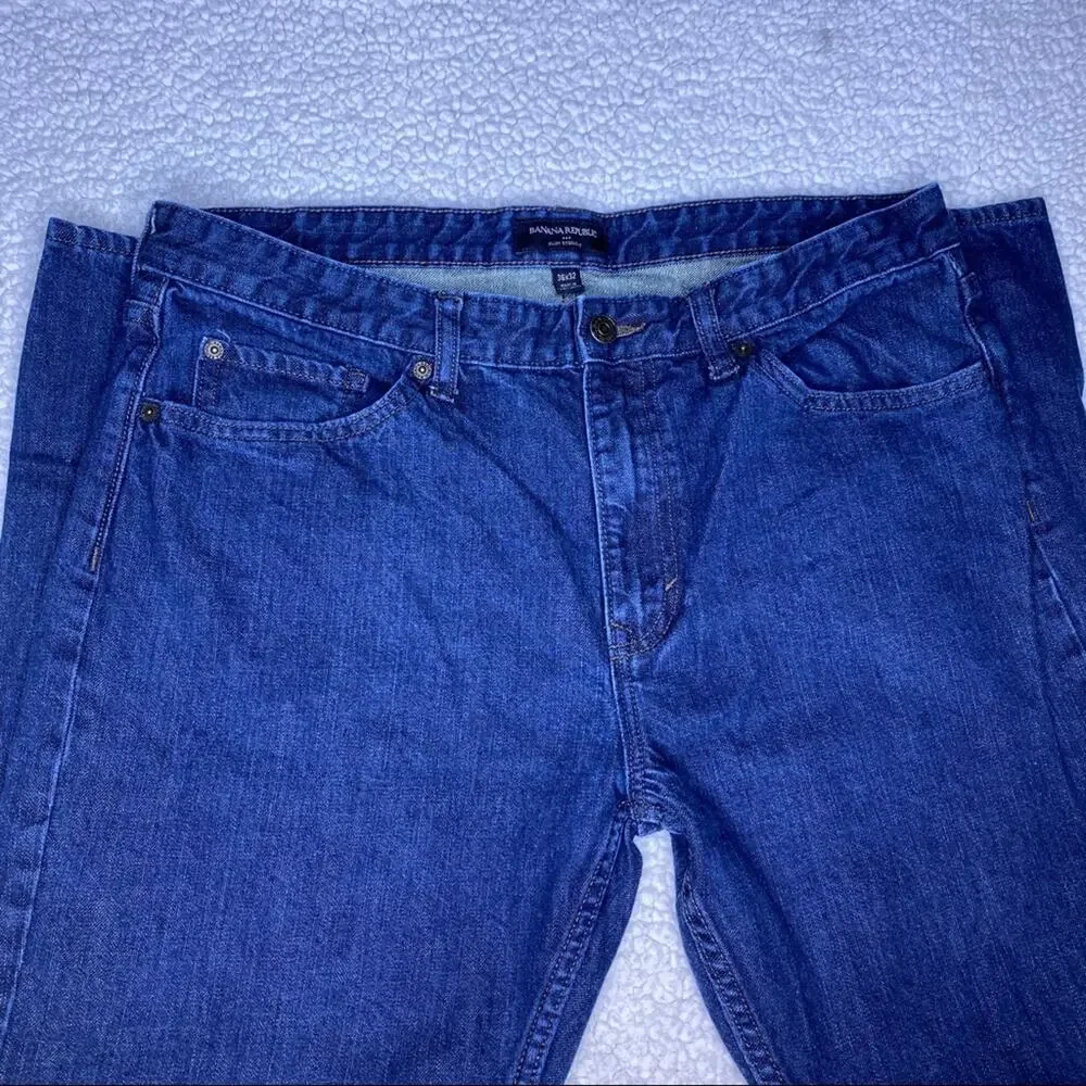 Banana Republic Slim Straight Dark Blue 36x32